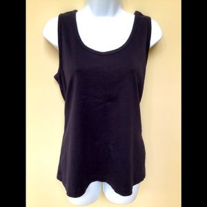 Land’s End navy blue tank size L
